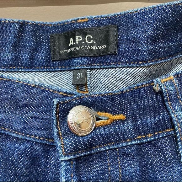 A.P.C Petit New Standard Straight Cut Cotton Jeans - Picture 2 of 5